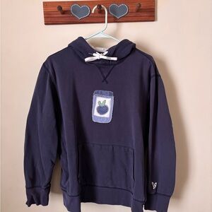 Custom blueberry jam Navy Blue Hoodie